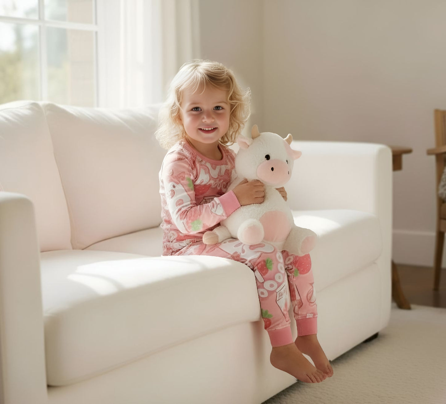 Preorder- strawberry boos two-piece pajamas