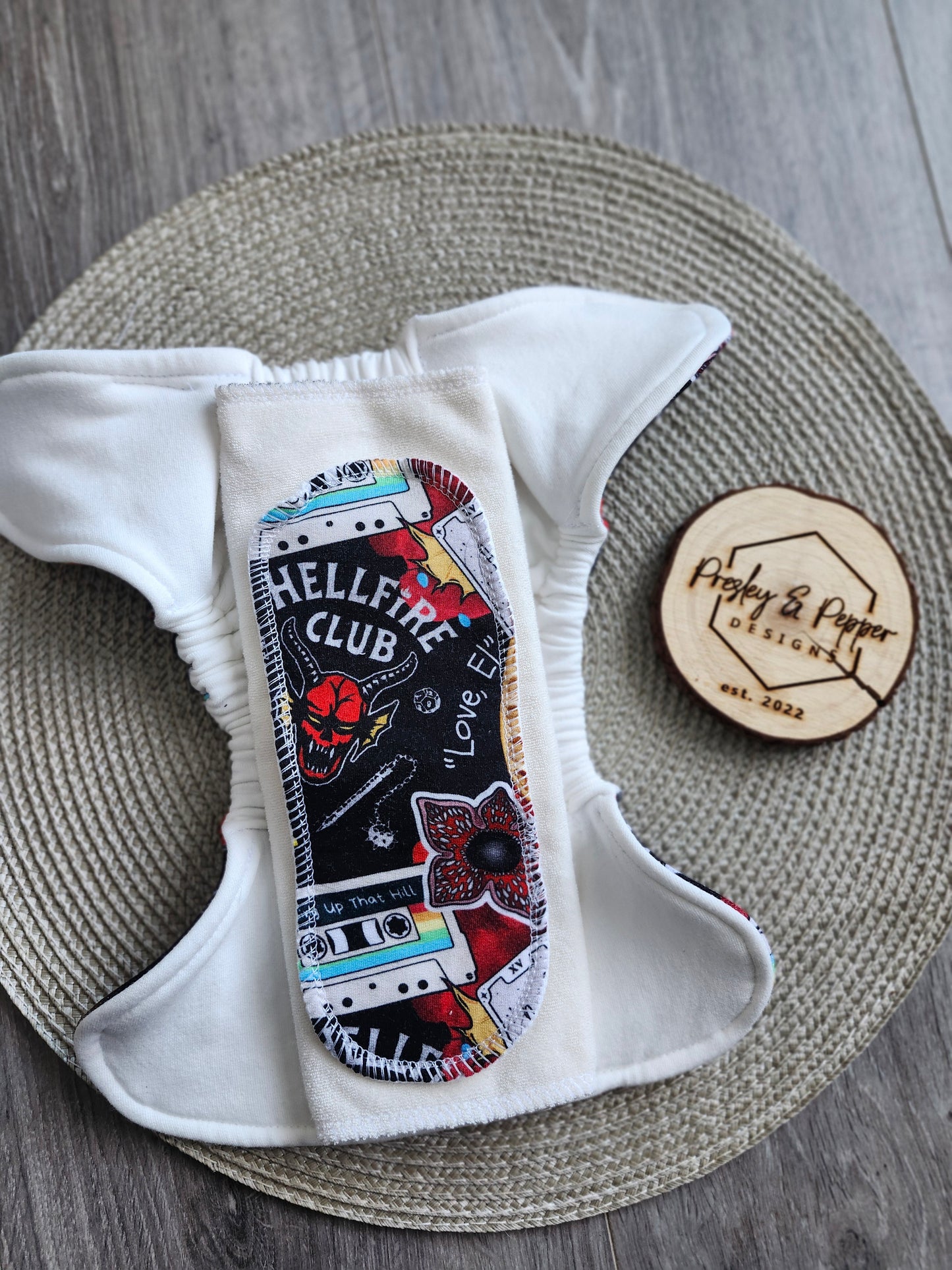 Bamboo fitted diaper
