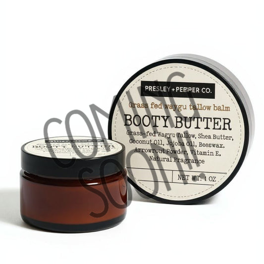 Booty Butter - Grass-Fed waygu Tallow Balm | Presley + Pepper Co.