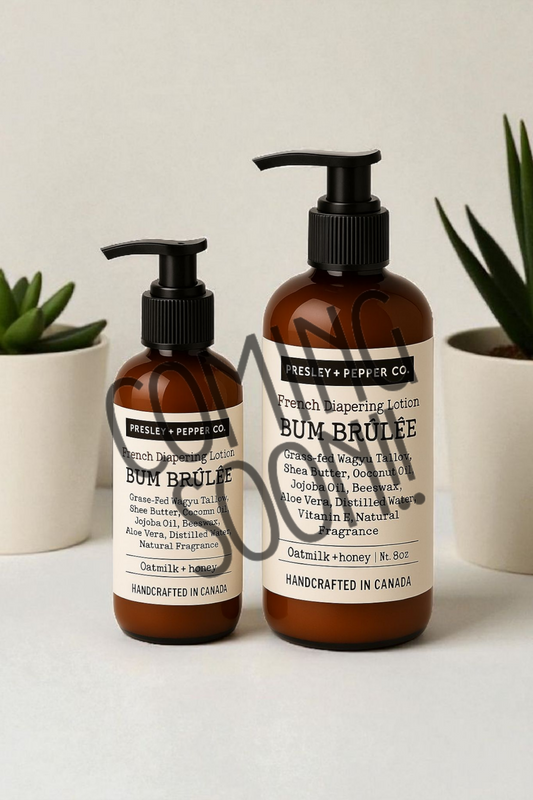 Bum Brûlée - French Diapering Lotion | Presley + Pepper Co.