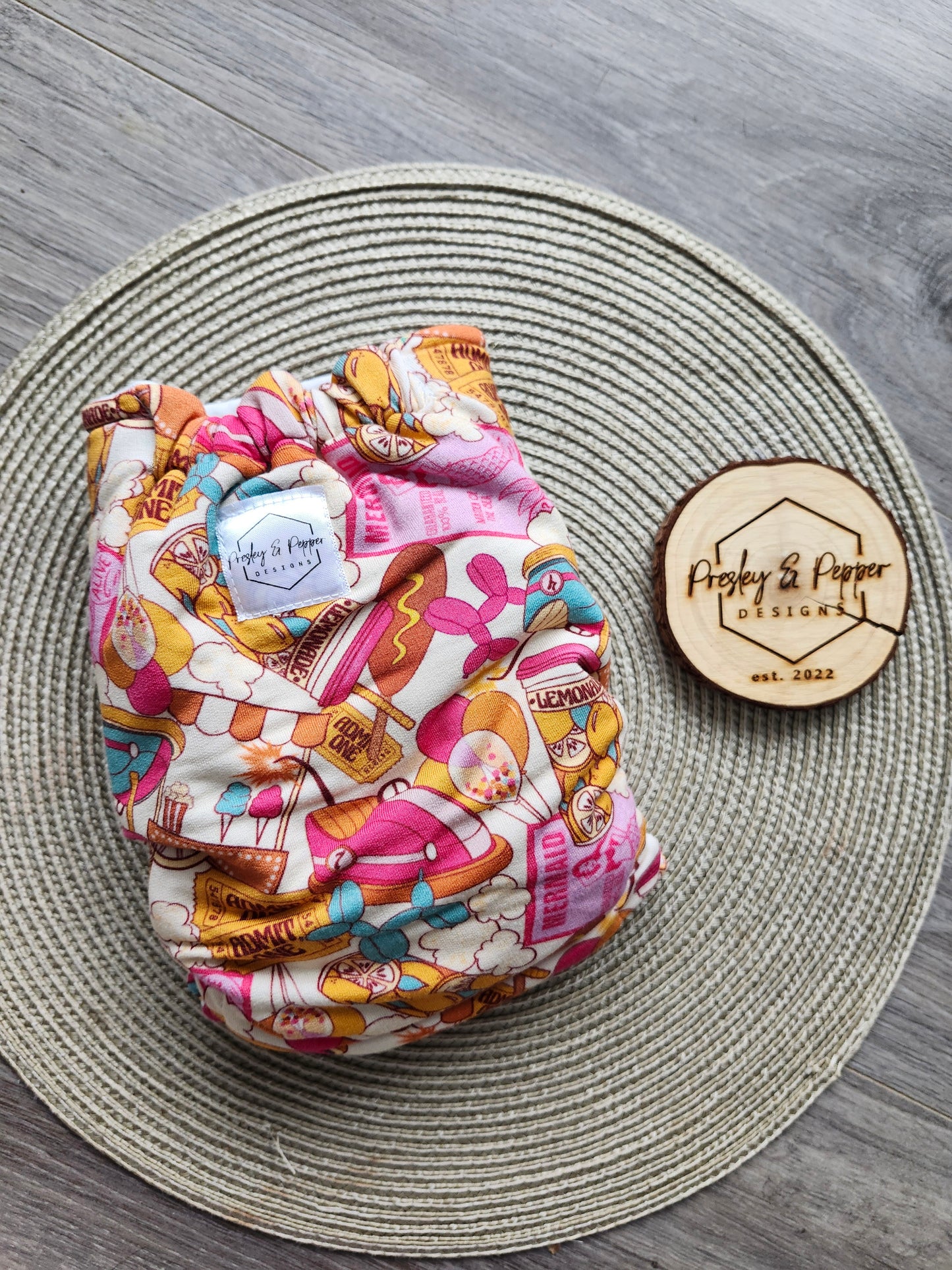 Bamboo fitted diaper