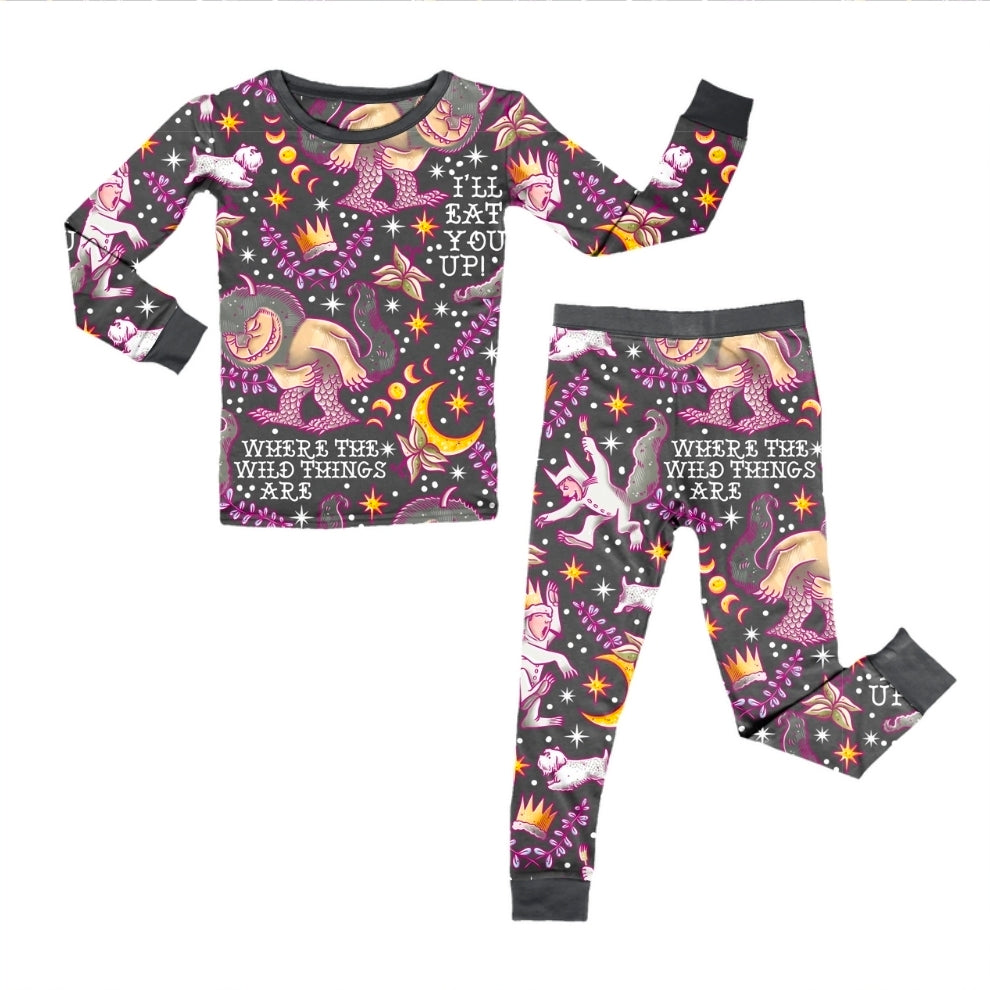 Wild thing two-piece pajamas