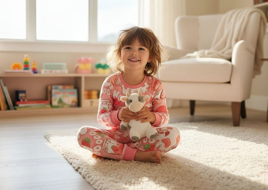 Preorder- strawberry boos two-piece pajamas