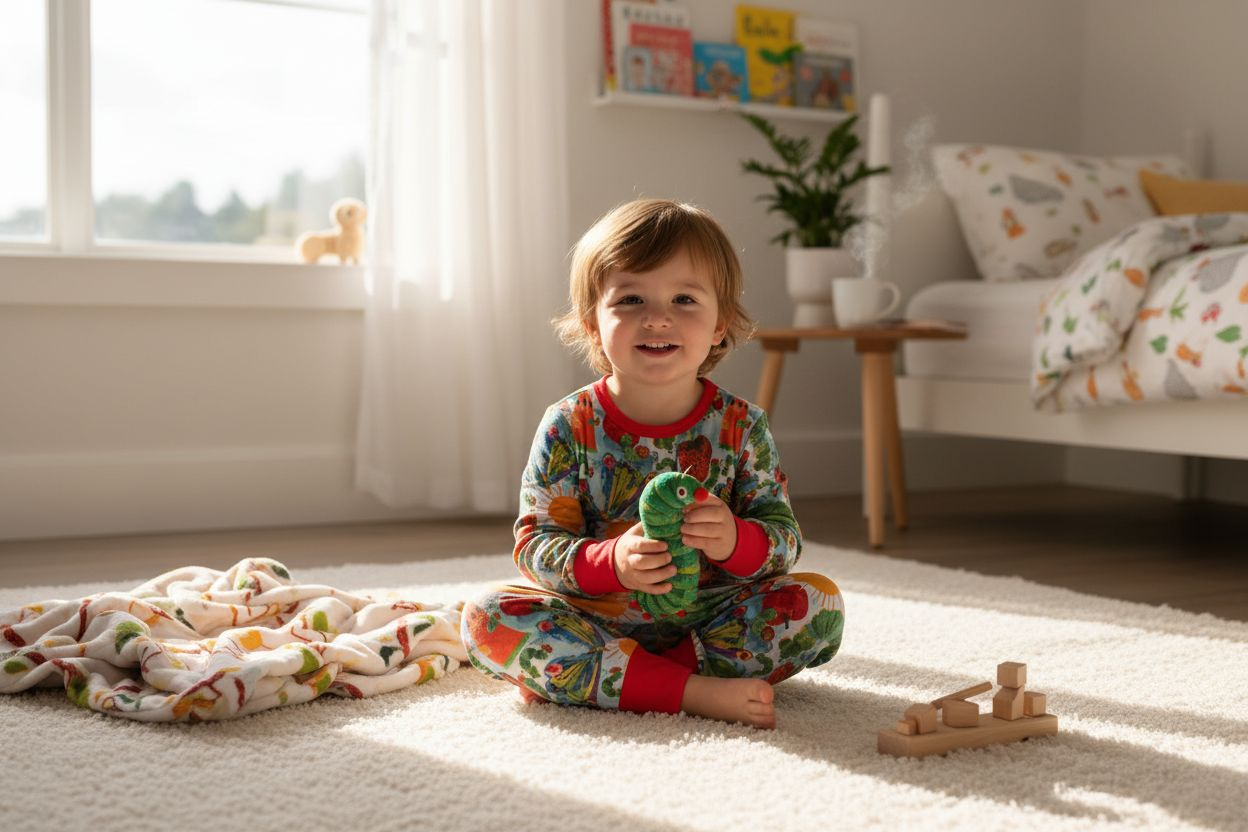 Hungry caterpillar two-piece pajamas