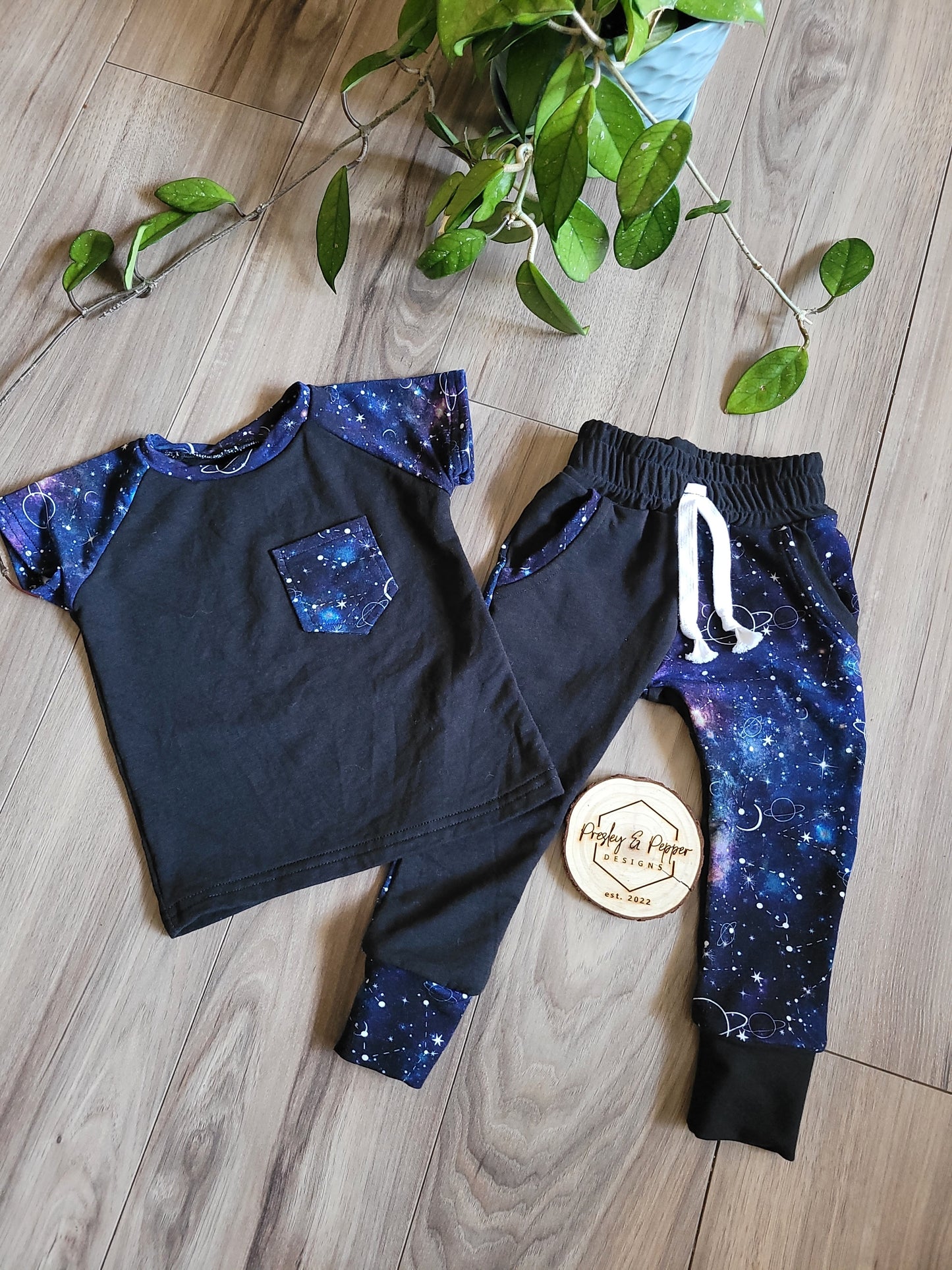 Raglan/jogger set 12-18M