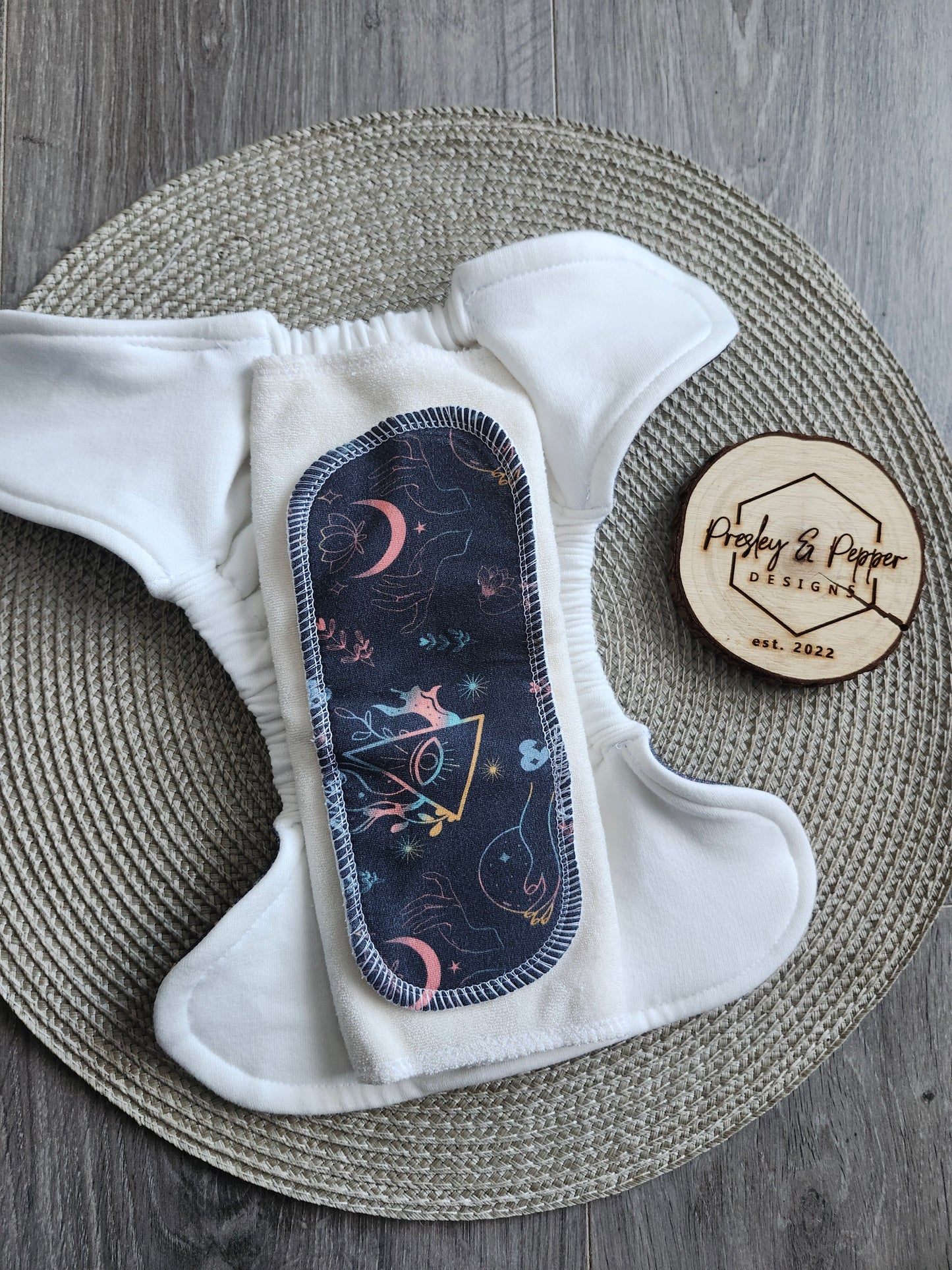 Bamboo fitted diaper