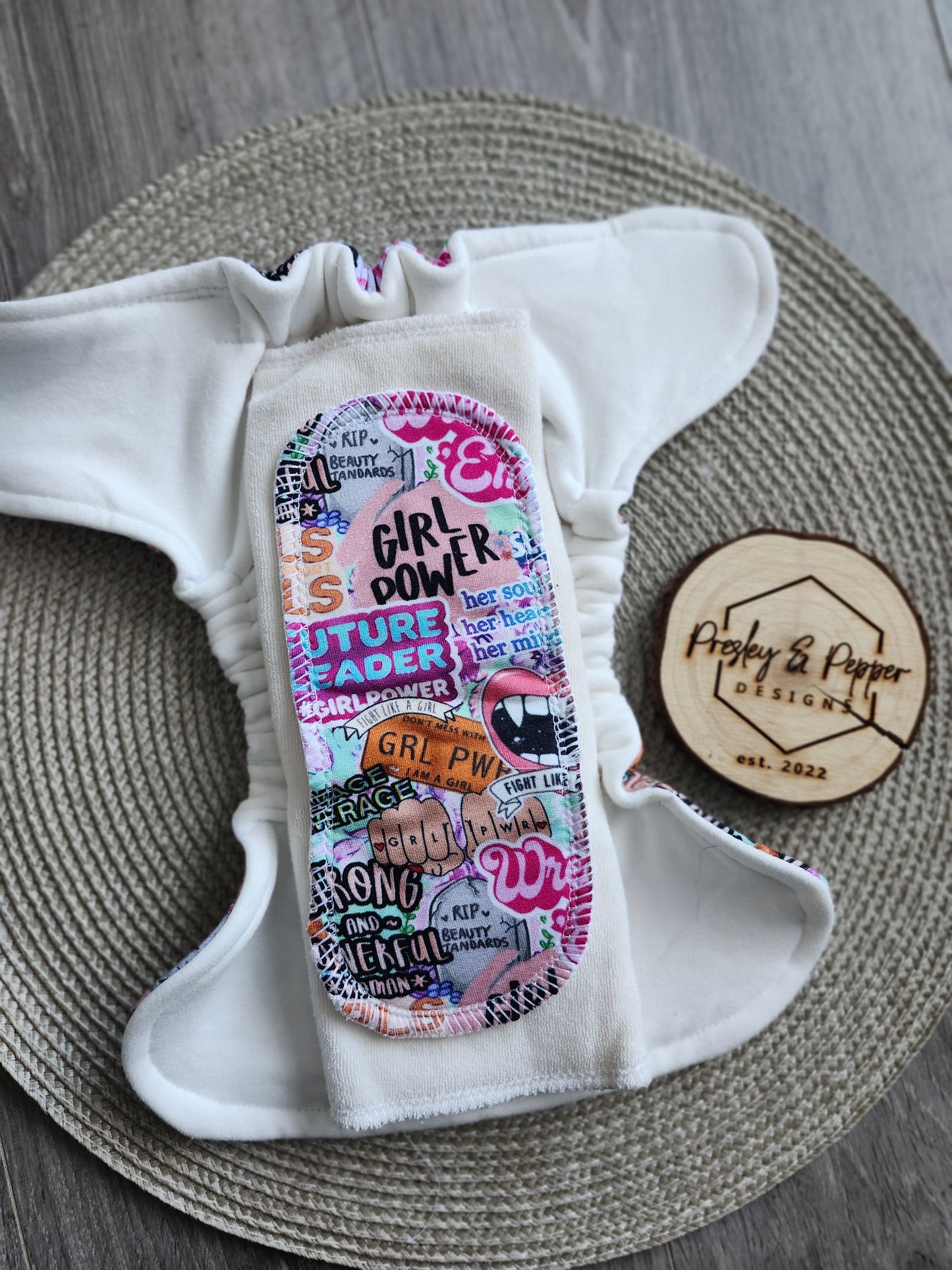 Bamboo fitted diaper