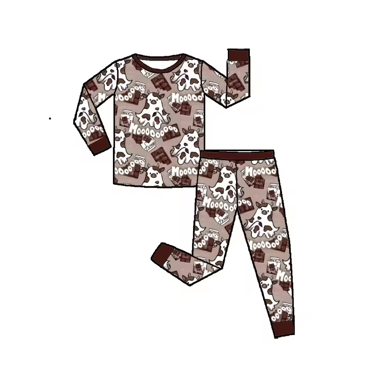 Preorder- chocolate boos two-piece pajamas