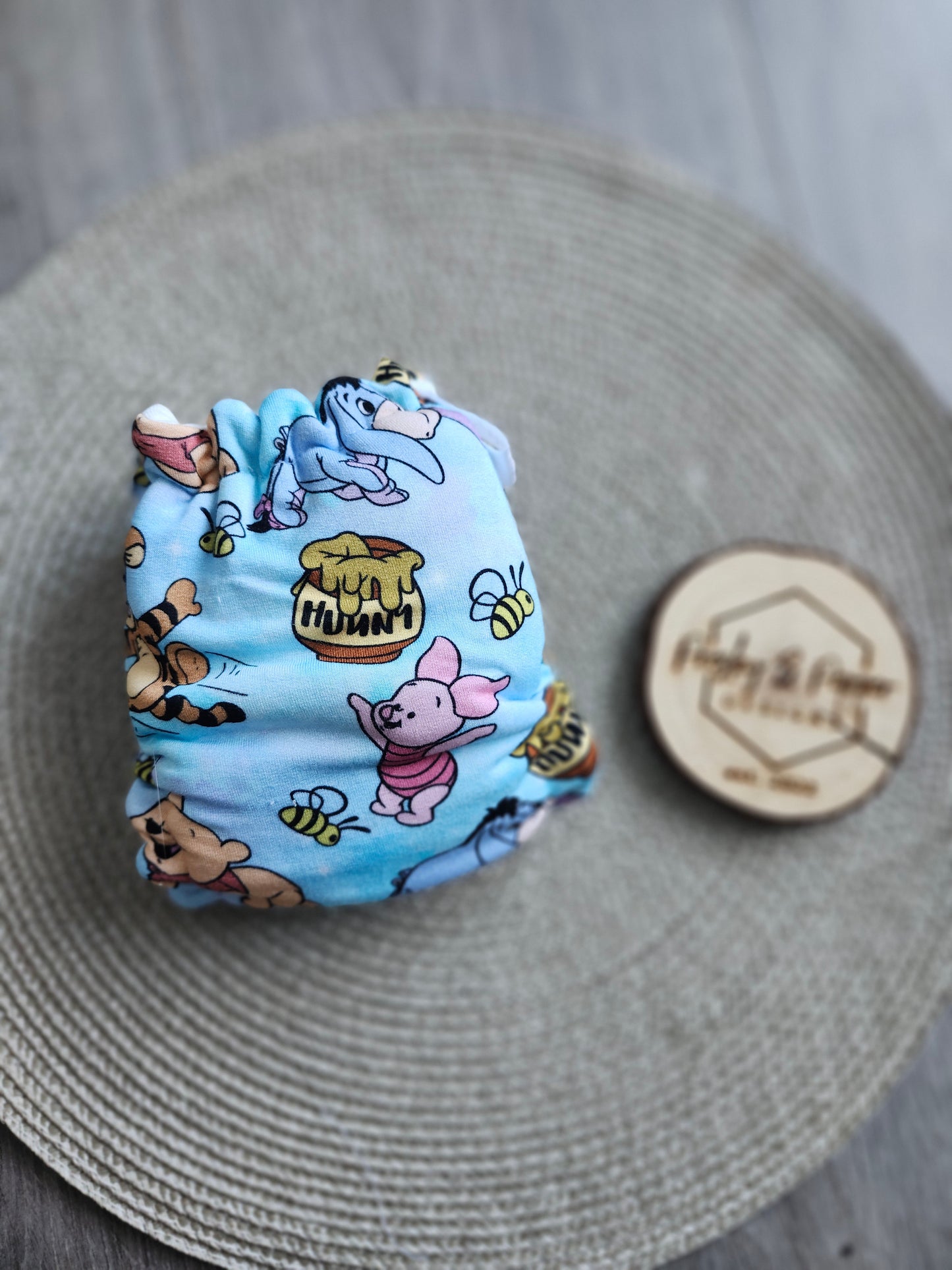 Bamboo fitted diaper