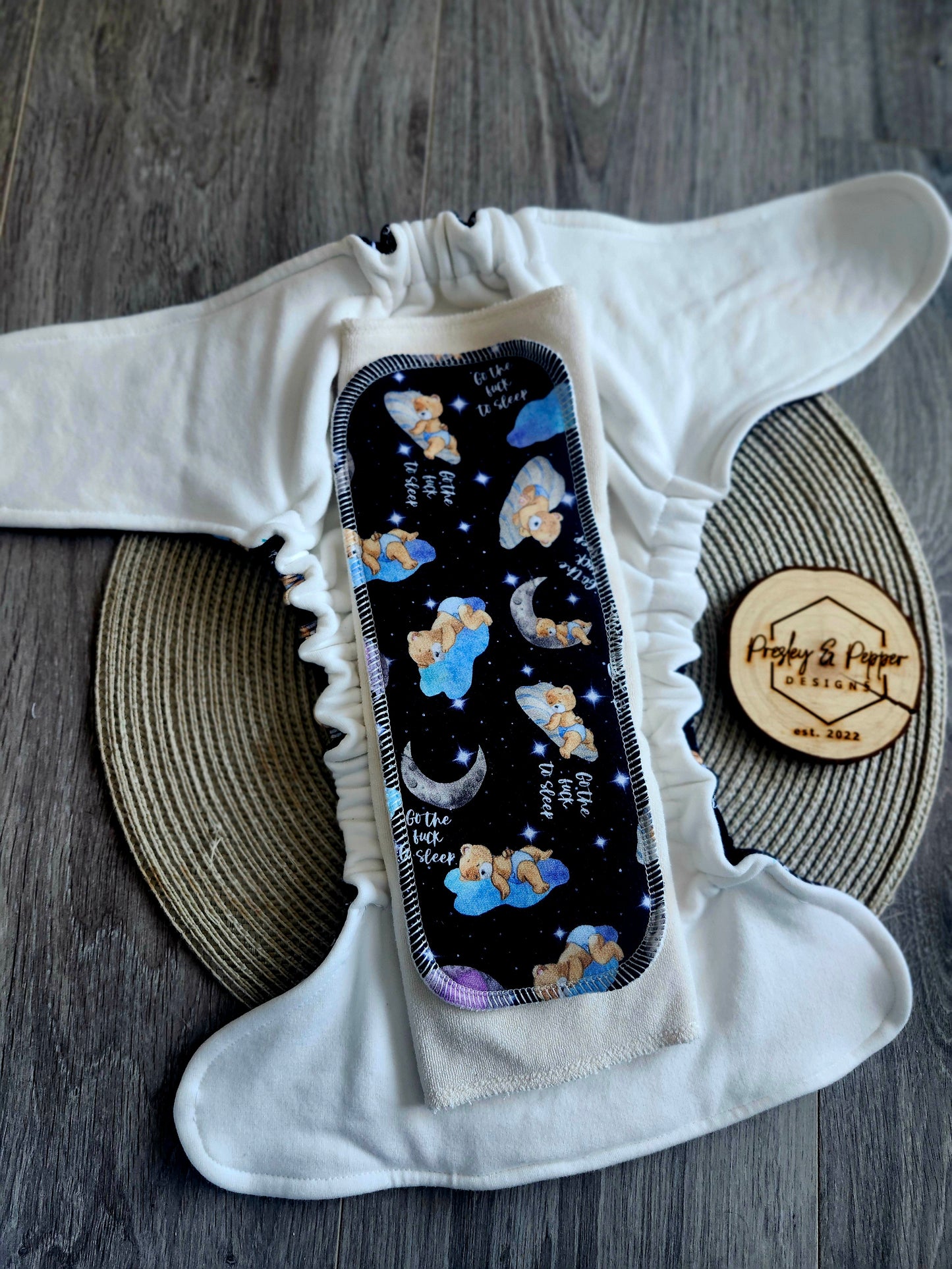Bamboo fitted diaper