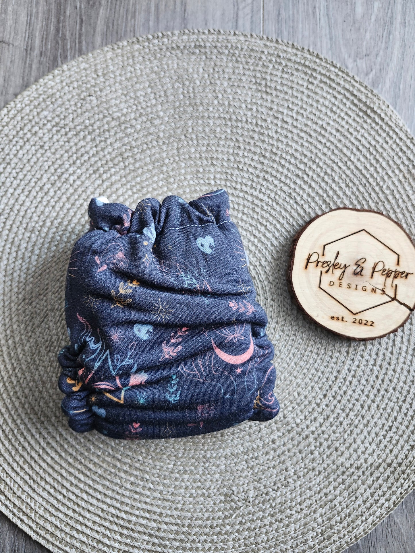 Bamboo fitted diaper