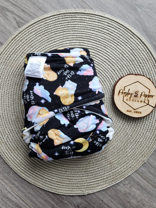 Bamboo fitted diaper