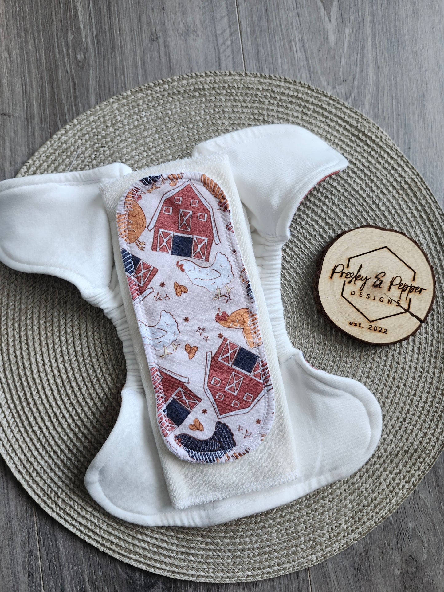 Bamboo fitted diaper
