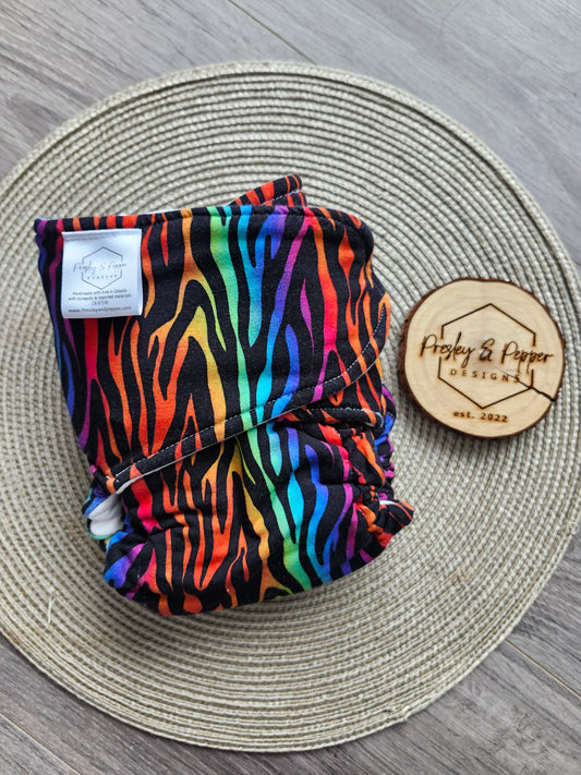 Bamboo fitted diaper