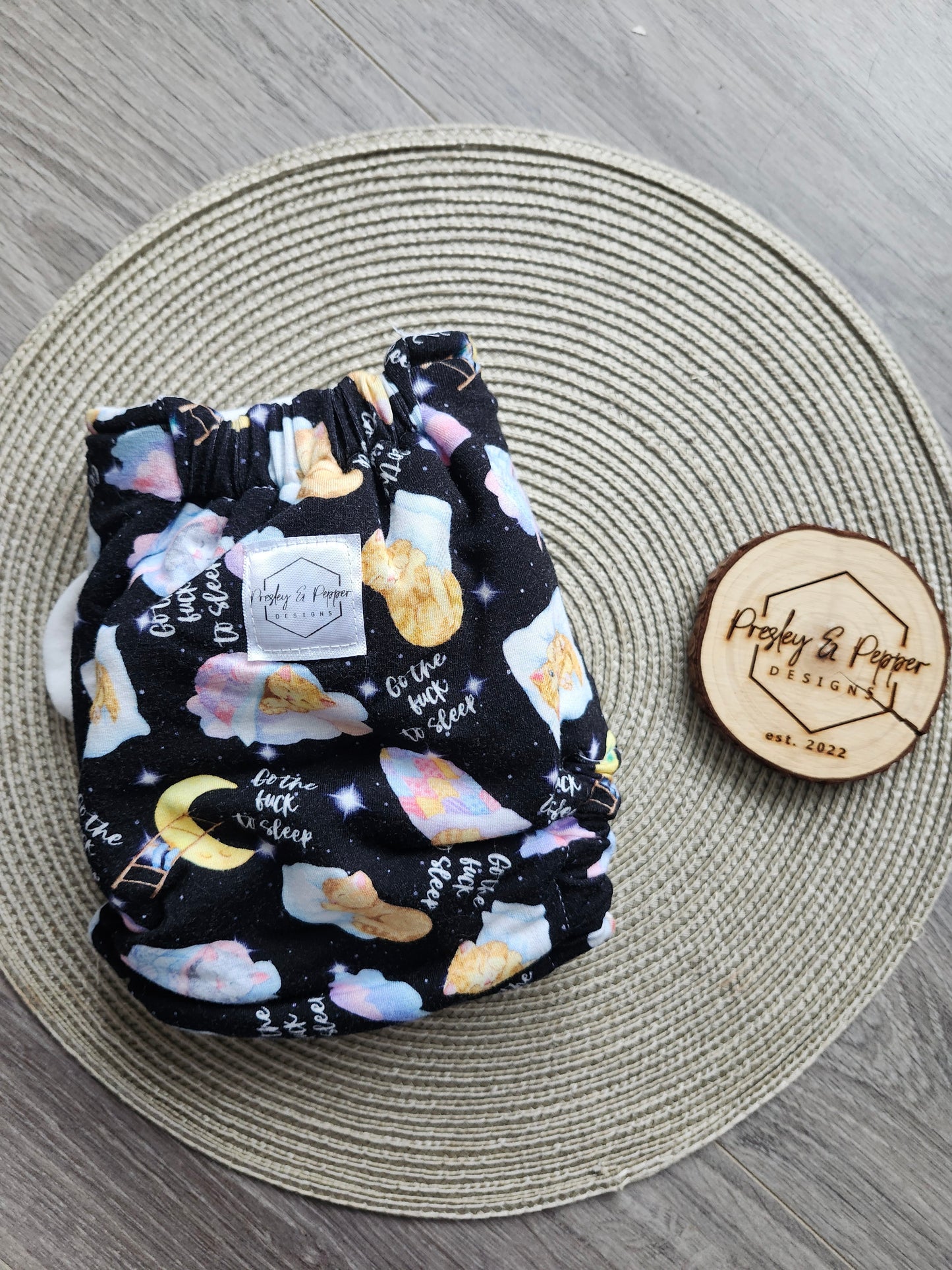 Bamboo fitted diaper