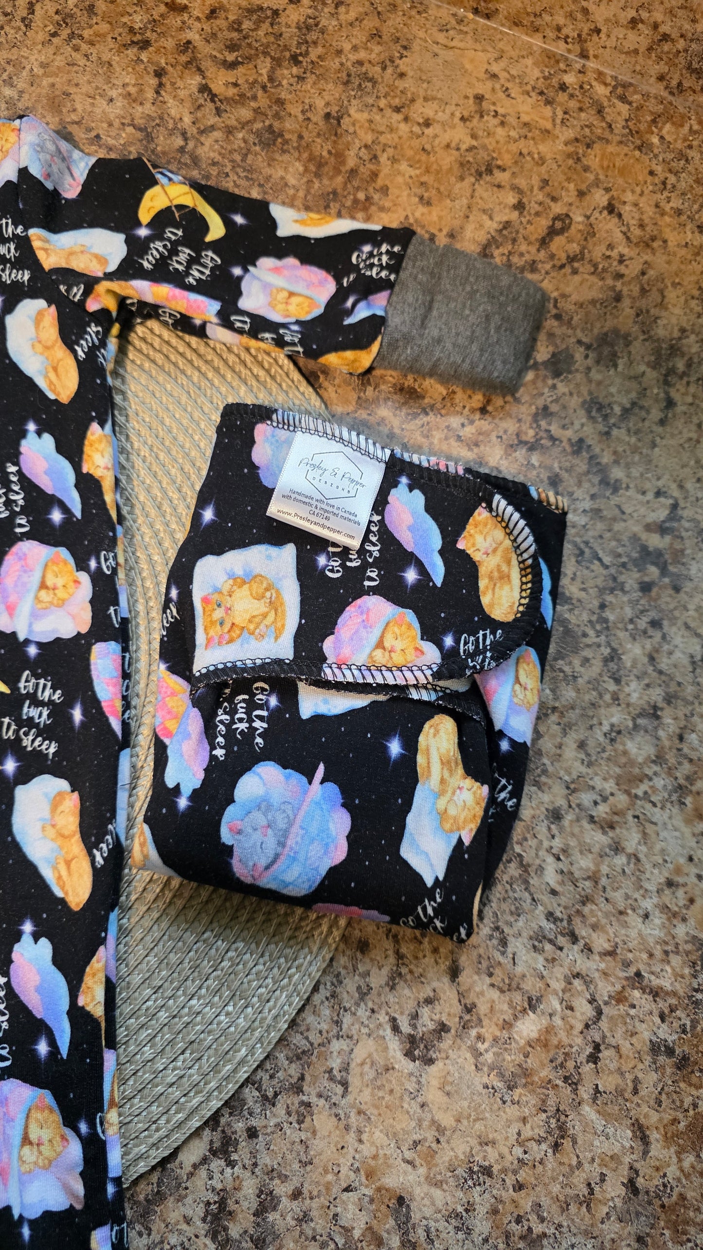 Newborn sleeper and preflat set