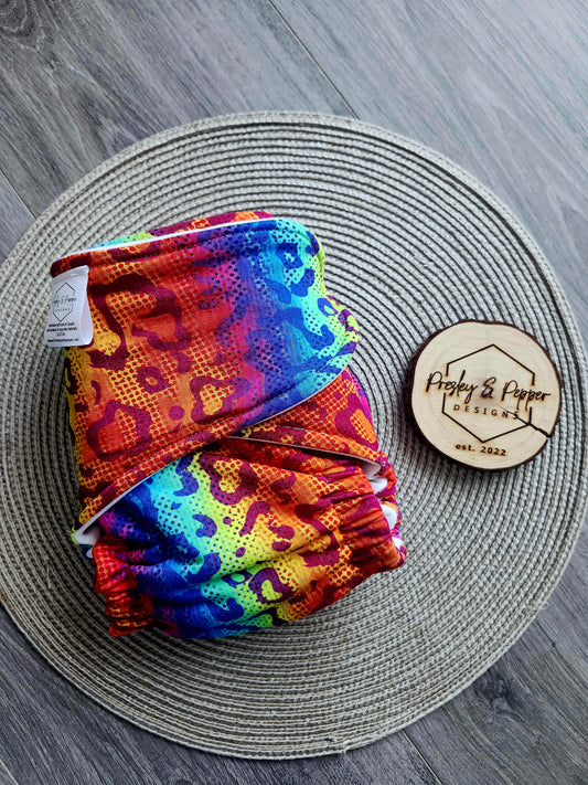 Bamboo fitted diaper