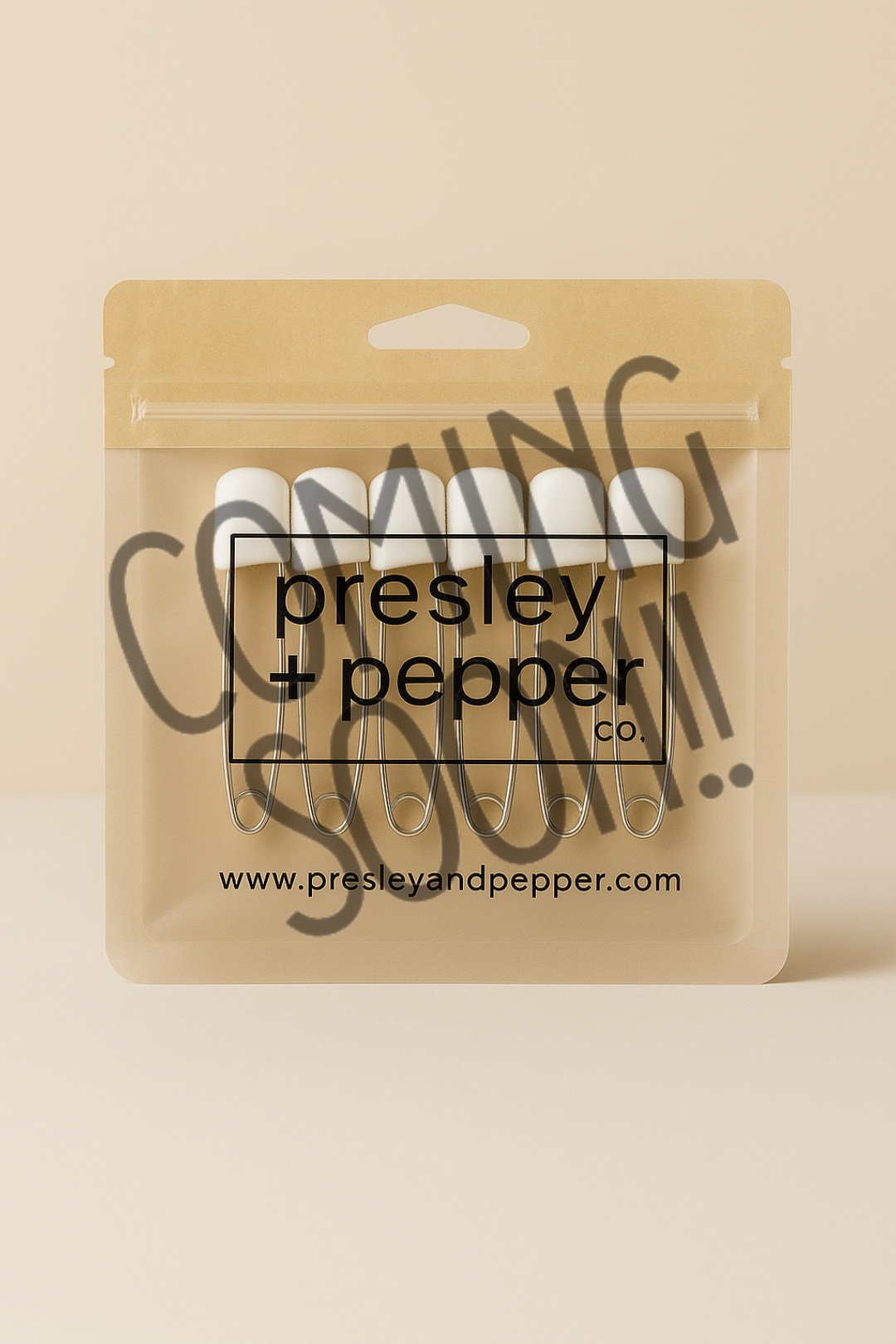 Premium Safety Diaper Pins – 8 Pack | Presley + Pepper Co.